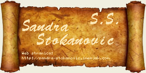 Sandra Stokanović vizit kartica